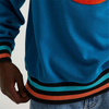 OEM-valmistajan Custom Chenille Brodeerattu Pathces Pullover Crewneck collegepaita miehille huppari
