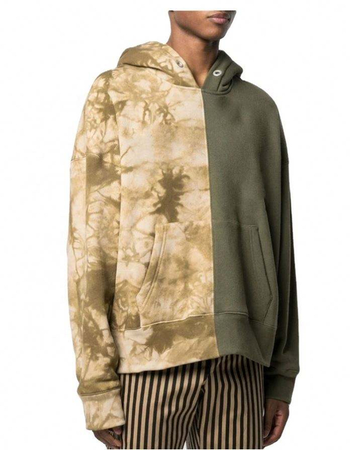 OEM Manufacturer Custom Mens Oversized Occumbo humerum nulla Missa Color Block Hoodie iungite Dye Print Duo Tone Hoodies