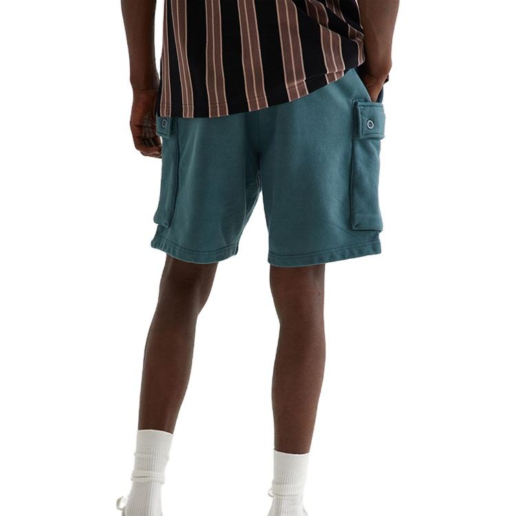 Sommer T&oslash;j til m&aelig;nd Designer Shorts Custom polyester Fleece Cargo Sweat Shorts