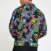 Venda quente jaqueta personalizada masculina drag&atilde;o padr&atilde;o impress&atilde;o remendo bolsos bot&otilde;es frente de alta qualidade jaqueta bomber masculina