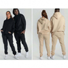 OEM-producenter Custom Herre um&aelig;rket tr&aelig;ningsdragt ensfarvet todelt h&aelig;ttetr&oslash;je jogger s&aelig;t Unisex tr&aelig;ningsdragt s&aelig;t