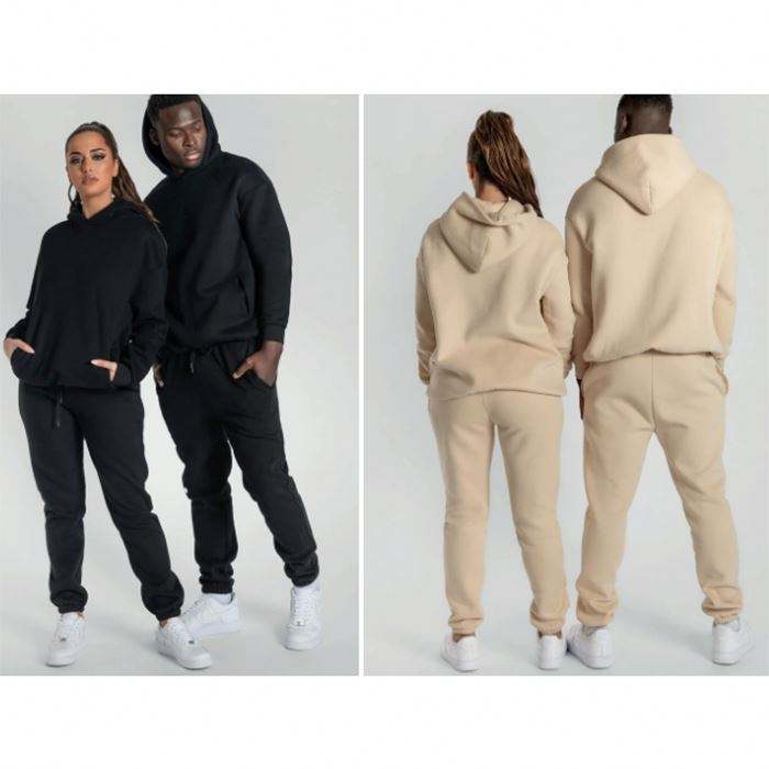 OEM-producenter Custom Herre um&aelig;rket tr&aelig;ningsdragt ensfarvet todelt h&aelig;ttetr&oslash;je jogger s&aelig;t Unisex tr&aelig;ningsdragt s&aelig;t