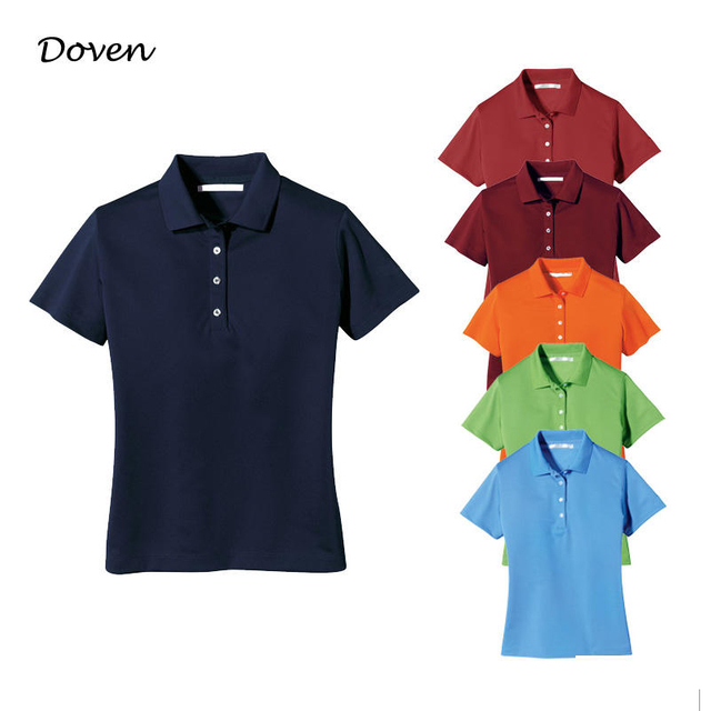 Vairumtirdzniecības dāmu sporta formas tērps Slim Fit Polo krekls sievietēm