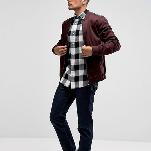 OEM ထုတ်လုပ်သူ စိတ်ကြိုက်စတိုင်လ်ကျသော ဂန္တဝင် 100 ချည်ထည်အဝတ်အစား အင်္ကျီလက်ရှည်များကို စစ်ဆေးပြီး အမျိုးသားများအတွက် ပေါ့ပေါ့ပါးပါး ပုံနှိပ်အင်္ကျီများ