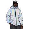 Oem V&yacute;robca Veľkoobchod 3M Reflexn&aacute; l&aacute;tka Polyester Tepl&yacute; Soft Shell &Uacute;plet Ruk&aacute;v Preš&iacute;van&yacute; zips P&aacute;nska Puffer Bunda