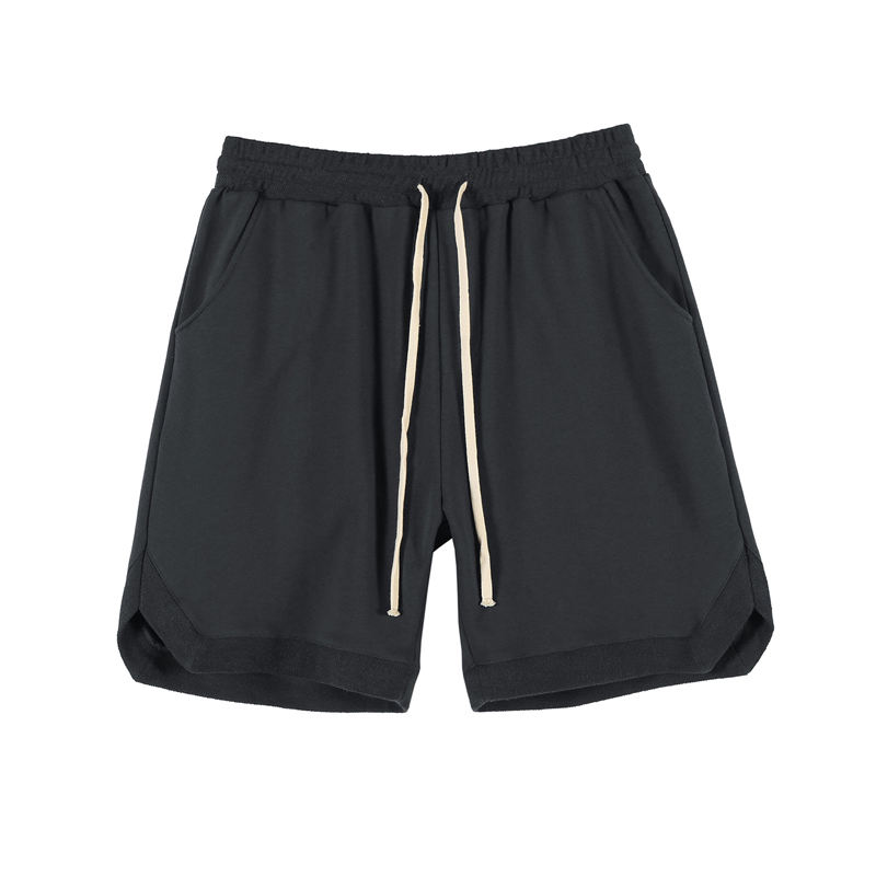 Short de surv&ecirc;tement 100% coton avec logo de cr&eacute;ateur en gros pour hommes