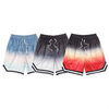 Short de sport personnalis&eacute; pour hommes, cordon de serrage &agrave; la taille, coupe d&eacute;contract&eacute;e, imprim&eacute; ombr&eacute;, short de basket-ball