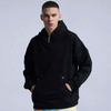 OEM Producent Custom Halv lynl&aring;s Pullover Oversize h&aelig;ttetr&oslash;je herret&oslash;j