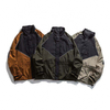 Veste ample &agrave; col montant avec coutures contrast&eacute;es, fabricant OEM, mode personnalis&eacute;e