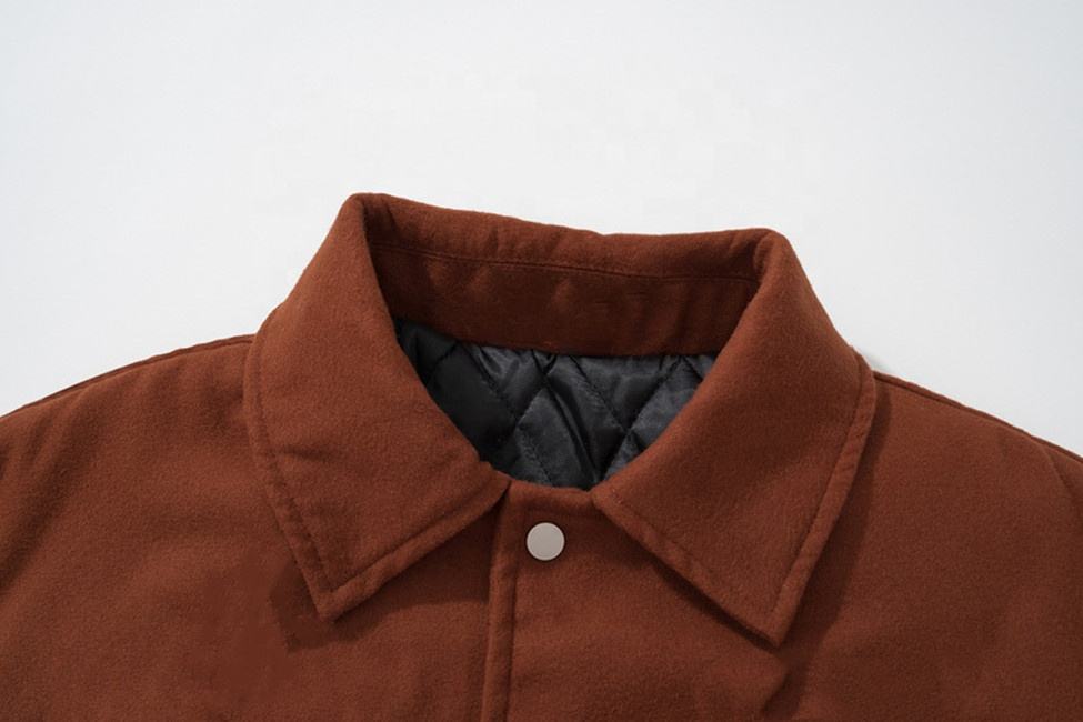 Pengilang OEM Jaket Corak Sulaman Chenille Besbol Vintaj Perca Vintaj Corak Sulaman Lelaki