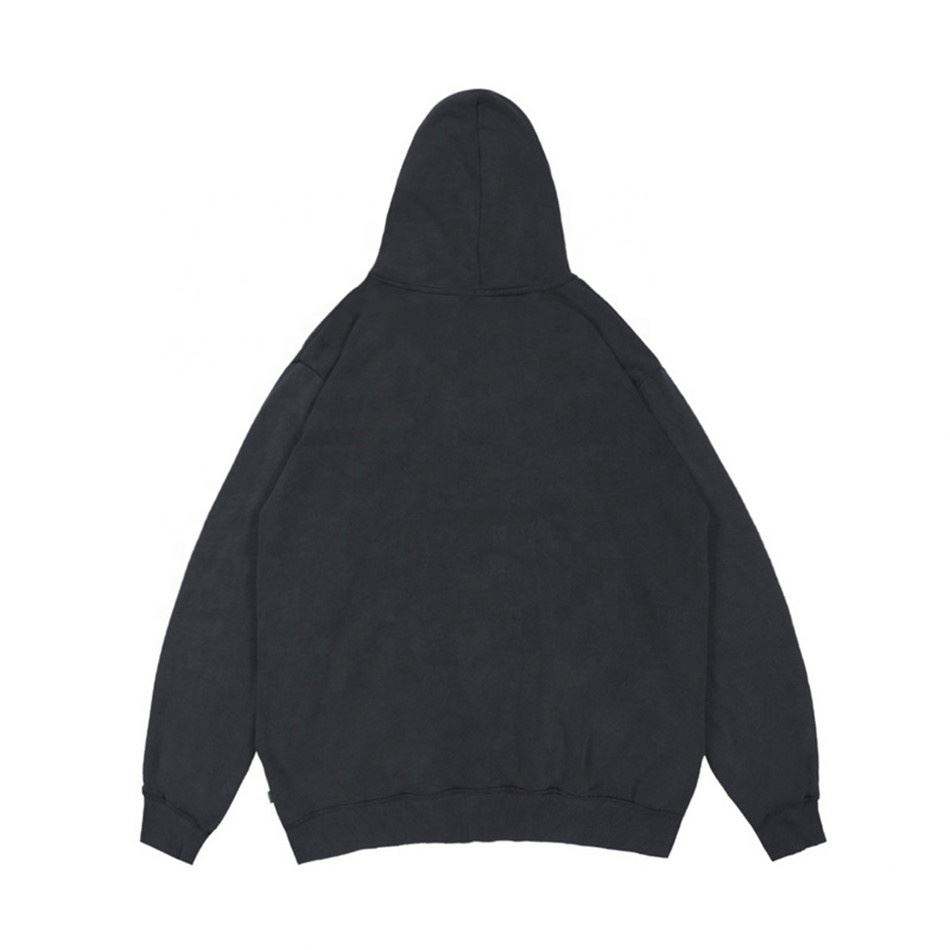 OEM-Hersteller individuelles Logo Street Wash Made Old Hoodies Fashion Simple Hip Hop Hoodies