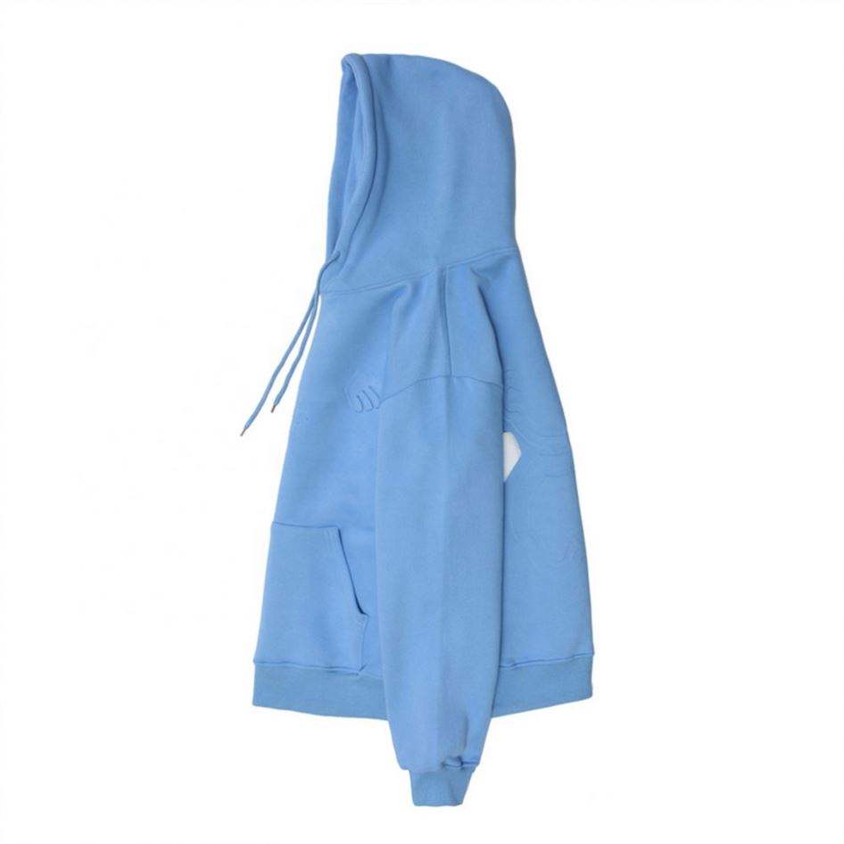 Hoodie Tersuai Pengeluar OEM Sweater Timbul Hoodie Sayap Malaikat Tersuai
