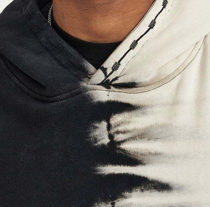 OEM-fabrikant Aangepaste kleurblokborduurwerk Casual aangepaste sweatshirt Oversized hoodies