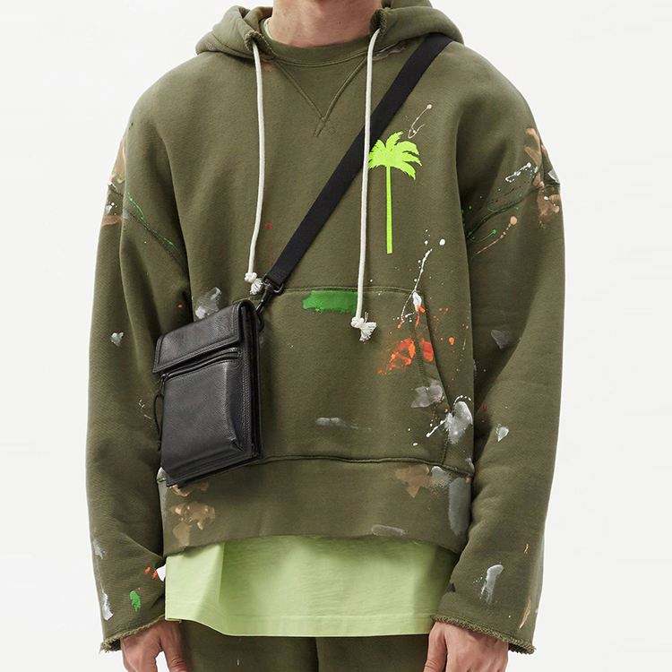 OEM-fabrikant Ny mode brugerdefineret udend&oslash;rs grafisk print pullover Lang&aelig;rmet sport afslappet h&aelig;ttetr&oslash;jer til m&aelig;nd