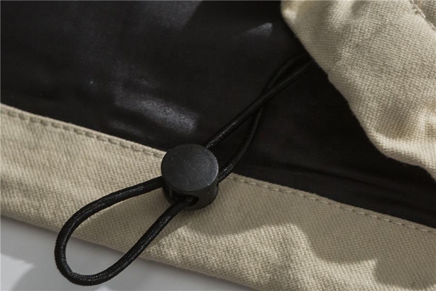 Veste de manteau d&eacute;contract&eacute;e &agrave; capuche pour hommes, fabricant OEM personnalis&eacute;, grande poche ext&eacute;rieure