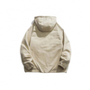 Veste de manteau d&eacute;contract&eacute;e &agrave; capuche pour hommes, fabricant OEM personnalis&eacute;, grande poche ext&eacute;rieure
