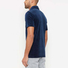 T-shirt in velluto blu scuro con logo ricamato personalizzato con palangari in velluto e polo Guangzhou