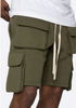 Ανδρικά καλοκαιρινά κοντό Street Wear 3D Pocket Fleece Σορτς Cargo