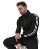 Designer ထုတ်လုပ်သူ Slim Fit Polyester Boys Gym အားကစား 2 Pieces စိတ်ကြိုက် Label Men Track Suits