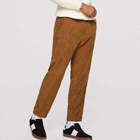 M&aelig;nd Slant Pocket Detail Corduroy Bukser