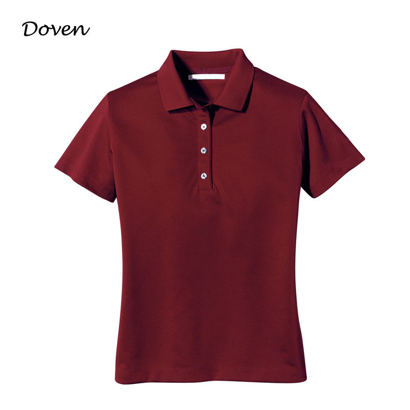Partihandel dam sport uniform slim fit pik&eacute;tr&ouml;ja f&ouml;r kvinnor
