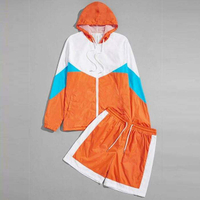 Ch&aacute;ndales rojos de dos piezas de los hombres del ch&aacute;ndal de los deportes de los hombres de los trajes de pista del logotipo de encargo