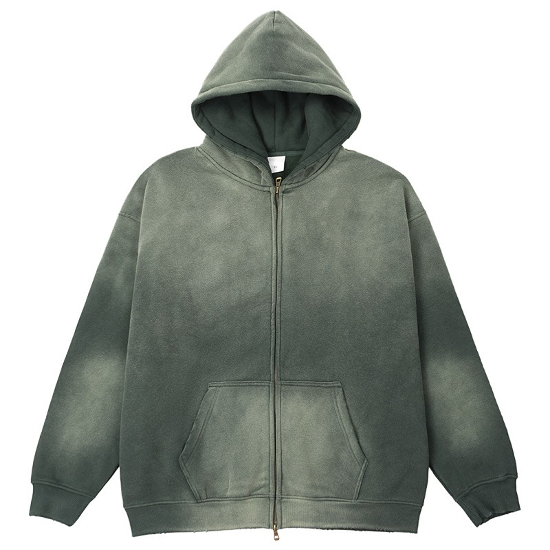 Acid Wash Fitness Heavyweight Moški dvodelni komplet trenirke, tekaške obleke, trenirke in komplet puloverja s kapuco