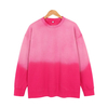 400Gsm ခေတ်ဟောင်း Gradient အရောင် Streetwear Crewneck Retro စိတ်ကြိုက်လိုဂို အမျိုးသားများအတွက် Hoodie အင်္ကျီ