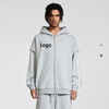 90988+90989 China Custom 450 G/M Zip Up Hoodie Fabricantes