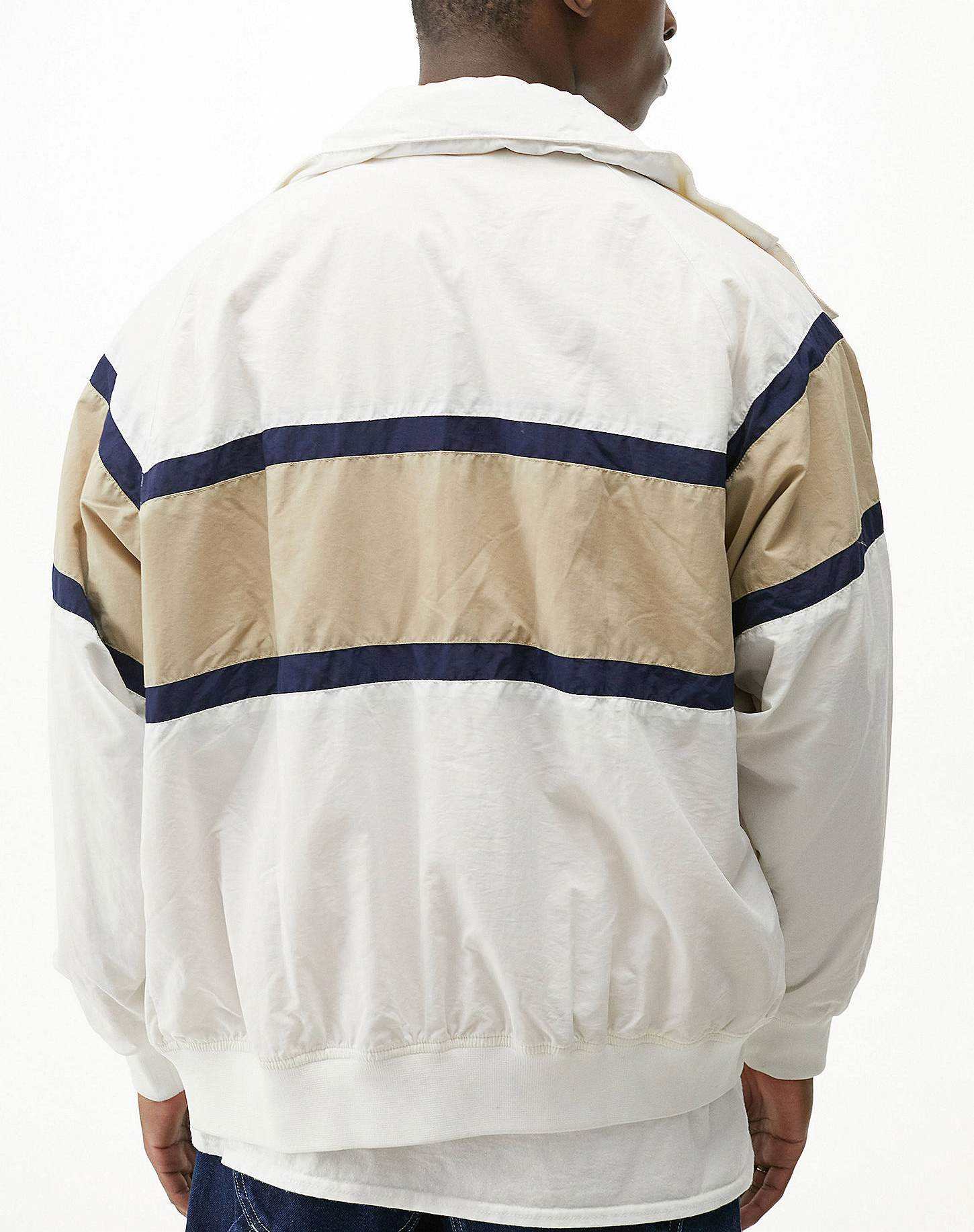 Oem V&yacute;robce Custom P&aacute;nsk&eacute; Zipper Up Nylon Colorblock Větrovka Track Top Žebrovan&yacute; lem bunda