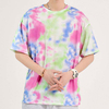 T-shirt personalizzata Oem T-shirt girocollo personalizzabile T-shirt a maniche corte con stampa tie-dye T-shirt da uomo in poliestere 100%