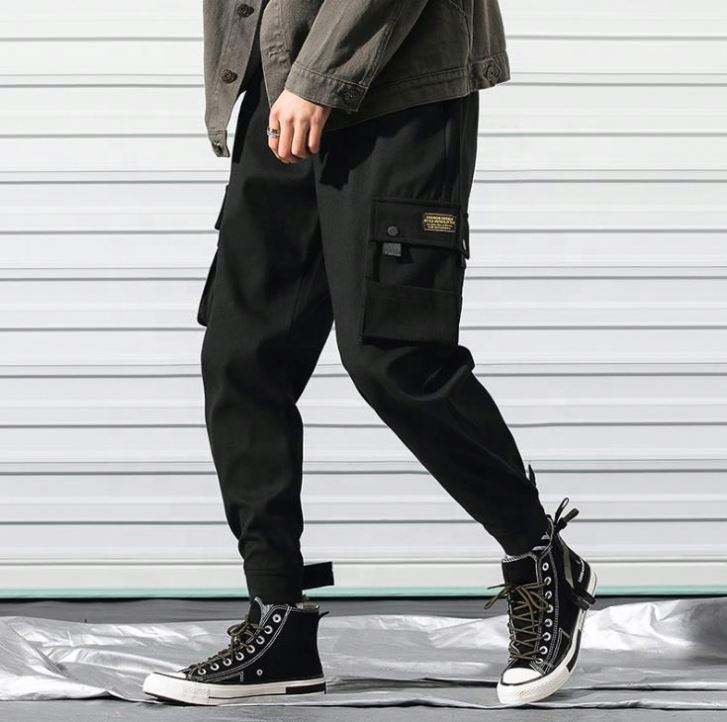 Pantalones multi del cargo de Hip Hop de los bolsillos de los pantalones t&aacute;cticos de la ropa para hombre de encargo del fabricante 2022 del OEM