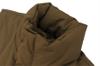 OEM-produsent tilpasset logo mote vinter ermel&oslash;s turtleneck vattert dun mans puffer polstret vest solid farge cargo jakke