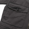 OEM Producent Engros Custom Plus Sizes Afrundet revers vasket Bomberjakke med stor lomme