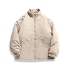 OEM Manufacturer Custom Men's Cotton Stand Collar Casual Solid Color Coat Jacket