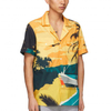 Produttore OEM popolare camicia stampata estiva stile hawaiano personalizzata casual da uomo traspirante