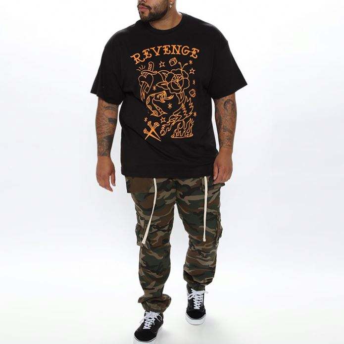 ຜູ້ຊາຍ Joggers Sweatpants Camo ພິມ Cargo ໂສ້ງ Jogger