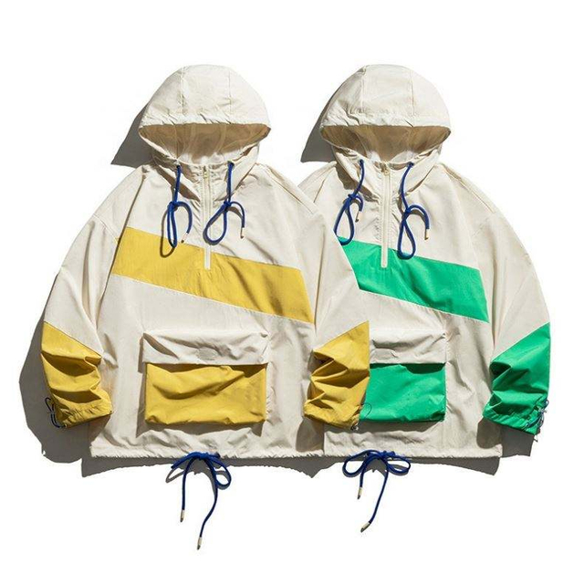 Fabricant OEM, nouvelle veste &agrave; capuche avec coutures r&eacute;tro personnalis&eacute;es, d&eacute;contract&eacute;e, ample, pour l'ext&eacute;rieur, manteaux populaires