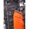 ຜູ້ຜະລິດ OEM Custom Men's Coat High Quality Long Sleeve Turn-Down Collar Zipper Patchwork Sport Camouflage Jacket