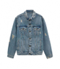 OEM-producent Custom Herre Bomuld Streetwear Button Up Vintage Distressed Jean Denimjakke
