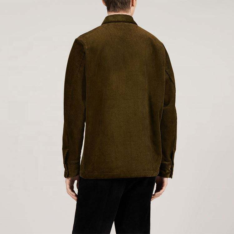 OEM メーカー卸売高品質カジュアル シャツ フル プラス サイズ オーバーシャ​​ツ コーデュロイ ファッション男性シャツ