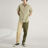 Pantalones de encargo de los pantalones del contraste de dos tonos del bloque del color de las bragas de la tela cruzada de algod&oacute;n del fabricante del OEM