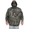 OEM-Hersteller individuelles Logo 100 % Poly Bonded Microfleece Mossy Camo Face Cover Herren Angel-Hoodie