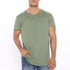 Manufacturers Tutus T-Shirt Sleeve Crew Collum Viri circa Curvam Hem T-shirt