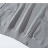 Pullover ampio con colletto rialzato con cerniera invecchiata produttore OEM con tasche Felpe con lavaggio acido