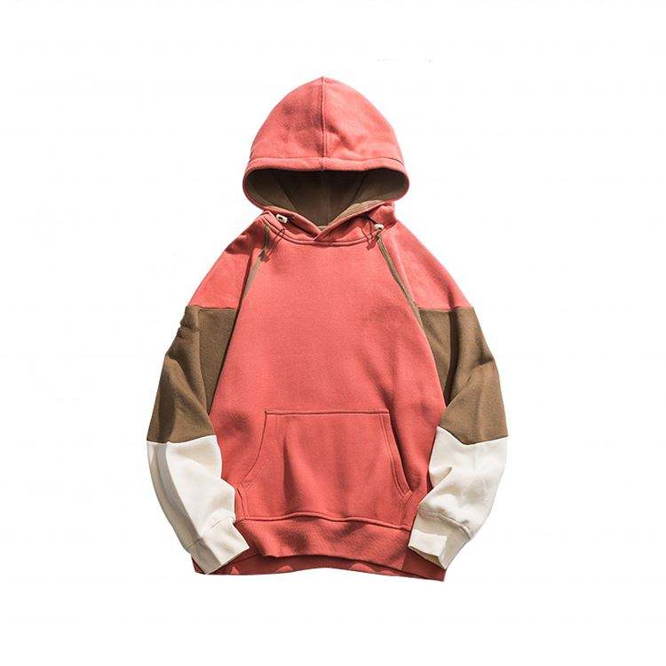 OEM производител Персонализиран унисекс памучен пуловер с цветни блокове Tech Fleece Мъжки хип-хоп големи суичъри
