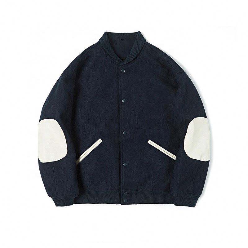 OEM Proizvajalec z novim logotipom po meri High Street z monogramom Baseball Style Fried American Bomber Jacket