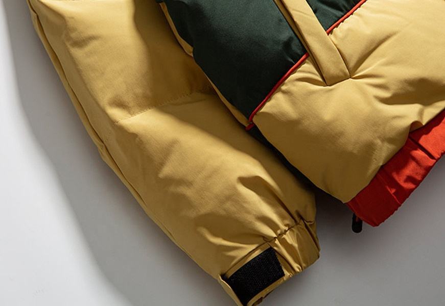 OEM-producent Brugerdefineret m&aelig;nds dunstativ krave Collared Farve Patchwork L&oslash;s bomuldsjakke