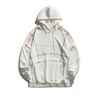Sweat &agrave; capuche pour hommes, fabricant OEM, Logo personnalis&eacute;, vente en gros, nouveau Style d&eacute;truit, ourlet coup&eacute;, Hip Hop, trou cass&eacute;, sweat &agrave; capuche de styliste