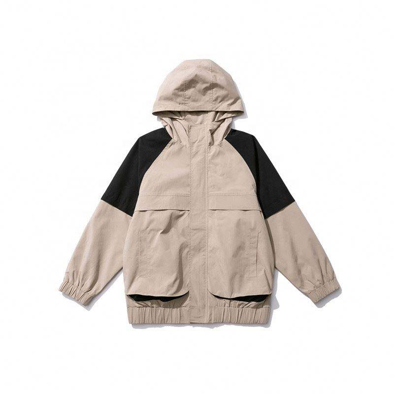 Hoodie Warna Hoodie Tersuai Pengeluar OEM Pullover Poket Besar Tiga Dimensi